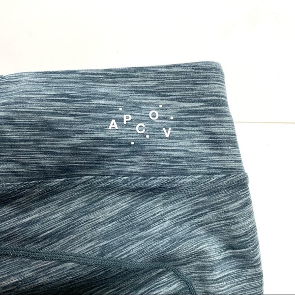 A.P.C X Outdoor Voices Rare Seamless Leggings Charcoal Gray AW16 - Picture 8 of 11